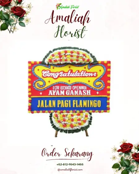 Sewa Papan Bunga Waung